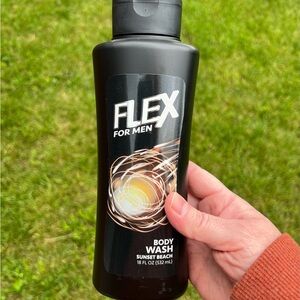 FLEX FOR MEN Body Wash SUNSET BEACH Fresh Clean Scent One Bottle 18 fl oz